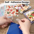 thumbnail image 5 of 100pcs Self Adhesive Christmas Gift Cellophane Bags, Plastic Xmas Cookie Candy Biscuit Bag Goodie Snack Present DIY Ziplock Bag Bulk for Christma s Holiday Party Favors Supplies, 5 of 7