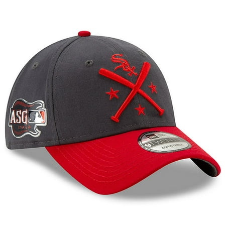 Chicago White Sox New Era 2019 MLB All-Star Workout 9TWENTY Adjustable Hat - Graphite/Red -