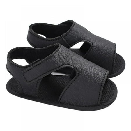 

Stibadium Baby Boys Girls Breathable Summer Sandals Anti-Slip Soft Sole Newborn Infant Toddler First Walker Crib Shoes
