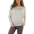 thumbnail image 4 of ToBeInStyle Women's Long Sleeve Dolman Top, 4 of 6