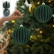 thumbnail image 1 of pstuiky Bolas nevadas para decorar el árbol de Navidad (2 unidades, 15 cm), 1 of 6