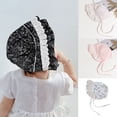 thumbnail image 5 of Bonita gorra de nacimiento para niña, de algodón suave, para recién nacidas de 3 a 6 meses, talla S., 5 of 5