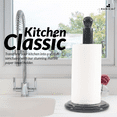 thumbnail image 3 of Radicaln Marble Paper Towel Holder 12.5 inch Black Towel Stand for Bathroom and Kitchen, Premium Handmade Countertop Towel Holder, Elegant and Durable Design, 3 of 8
