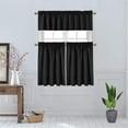 thumbnail image 7 of Tier Curtains, Rod Pocket Waterproof Waffle Weave Textured Short Curtain Valance, 7 of 7