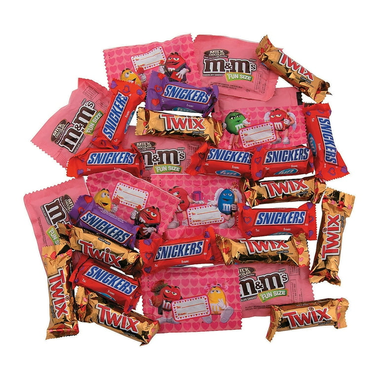 Mars Mixed Fun Size Valentine Exchange Lay Down Bag, 27 ct - Foods Co.