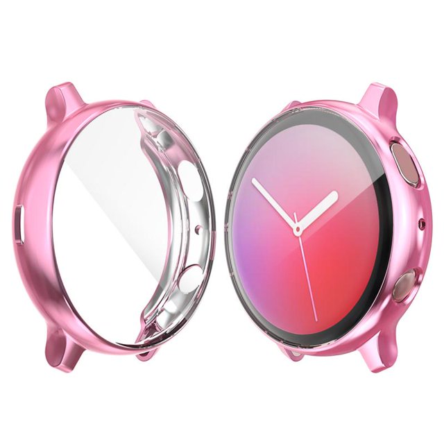 Funda para Samsung galaxy watch active 2 1, accesorios de parachoques, Protector de pantalla de silicona de cobertura completa, 44mm