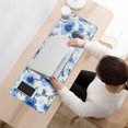 thumbnail image 3 of Long Mouse Pads for Desk,Pioneer Flower Floral Print Pattern Desk Mats on Top Of Desks, Desk Mouse Pad Extra Large with 3mm Non-Slip Base and Stitched Edge for Gaming,Office,Work,Home 31.5"x11.8", 3 of 6