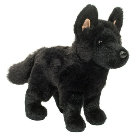 Douglas Cuddle Toys Harko Black German Shepherd Dog Stuffed Animal Toy 8  Small price history on PriceWatchPro