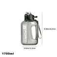 thumbnail image 3 of Large Water Bottle Jug,Plastic Water Bottle with Straw and Handle,1.5L Water Bottle Jug for Gym,Camping,Workout and Outdoors, 3 of 6
