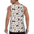 thumbnail image 3 of Gaeub Black Cat And Snake Men's Athletic Tank Top, Workout Sleeveless Shirts, Running Tank Tops for Gym, Running, Training - Small, 3 of 9