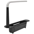 thumbnail image 2 of Telescopic Sink Rack, Keep Dry Telescopic Sink Storage Rack Humanized Design  For Kitchen For Home Black, 2 of 8