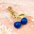 thumbnail image 6 of Soda Candy Cherry Bag Charm Purse Cute Keychains for Women Car Keyrings Leather Handbags Made of Metal Hardware and Glittering Resin, 6 of 6