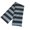 Black gray 19.8 80, variant on Cotton Stripe Long Scarf Photography Narrow Scarf Neckwrap Casual Wear Neckwrap