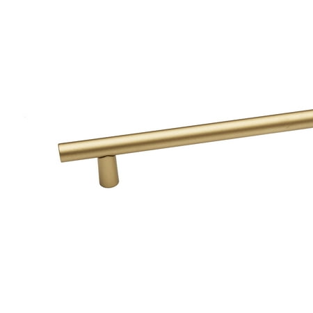 Black Alno A2802-8 Vita Bella 8 Center To Center Modern Smooth Bar Cabinet Bar Handle / Drawer