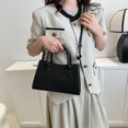 thumbnail image 2 of Bolso de mujer Bolso de mano con patrón de cocodrilo simple Bolso bandolera (Negro) Ndcxsfigh Para Estrenar, 2 of 2