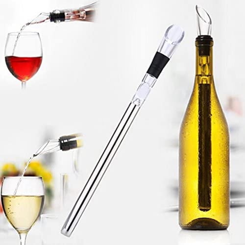 Vinetto Stainless Steel Beer Chiller Sticks (Set of 3) & Bottle Opener –  Wine, Water, Beverage Cooling Sticks for Bar, Party & Camping – Instantly