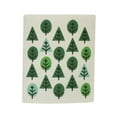 thumbnail image 1 of Kitchen Cleaning Cloth Bowls Washing Towel Dishes Wash Rag Kitchens Tools Household Absorbent Dish Cloths with Lovely Patterns Green tree, 1 of 5