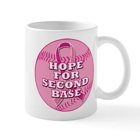 

CafePress - Hope For 2Nd Base Mug - 11 oz Ceramic Mug - Novelty Coffee Tea Cup