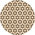 thumbnail image 1 of Ahgly Company Machine Washable Indoor Round Transitional Sienna Brown Area Rugs, 6' Round, 1 of 7