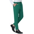 thumbnail image 5 of INSPIRE CHIC Men's Dress Solid Color Pants Straight Front Chino Slacks, 5 of 5
