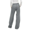 thumbnail image 4 of KALE Women Linen Pants Palazzo Women's Solid Colored Cotton And Button Down Wide Leg Long With Loose Outer Pockets Women Pants Grey, 4 of 9
