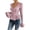 Pink |#24, variant on Women's Tie Front Peplum Tops Blouse Dressy Casual Bow Long Sleeve Deep V Neck Shirts Crop Top Trendy 2026 Blue M