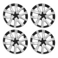 thumbnail image 1 of Bouchons de Moyeu de Roue 18 Pouces pour 2017-2023, Lot de 4 Couvre-Roues avec Design à Encliqueter, Remplacement Complet en ABS pour Voiture avec Roue 18 Pouces, 1 of 7