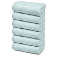 thumbnail image 3 of Resort Collection Soft Hand Towels | 16x27 Luxury Hotel Plush & Absorbent Cotton Hand Towel [6 Pack, Light Blue], 3 of 6