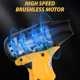 thumbnail image 2 of Soplador de Chorro sin Escobillas 130000RPM Ventilador Turbo Violento de 4 Velocidades Soplador de Aire Inalámbrico de Mano para Batería de*walt 20V (sin Batería), 2 of 7