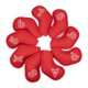 thumbnail image 1 of 9 fundas para cabezas de palos de golf, antiarañazos, portátiles y resistentes al desgaste. Rojo, 1 of 9