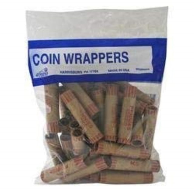 crimped penny coin wrappers 36 count