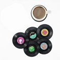 thumbnail image 2 of Drink Coasters Set of 12 Vintage CD Coasters Vinyl Records for Music Lovers, Housewarming Hostess Gifts Style 1, 2 of 5