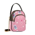 thumbnail image 7 of FORMRS Crossbody Bag for Women Quilted Travel Shoulder Cell Phone Purse with Chain Strap Handbag, Love Connection, 7 of 7