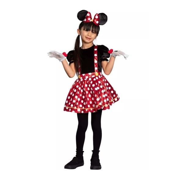 Girl's Toddler Red Minnie Mouse Costume