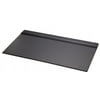 Black Leather 34 X 20 Top-Rail Desk Pad