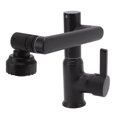 thumbnail image 4 of Grifo giratorio de latón G1, grifo de punta larga de 360 grados, accesorios de baño con pantalla digital para bañera, lavabo de cocina, negro, 4 of 5