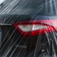 thumbnail image 2 of Universal Car Transparent Cover Waterproof Dustproof Lightweight UV Protection Thin Portable Rain Cover for Auto Type1, 2 of 3