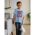 thumbnail image 2 of Happy 4Th Of July 5Th Bday T-Shirt Toddler -Image by Shutterstock,  3 Toddler, 2 of 4