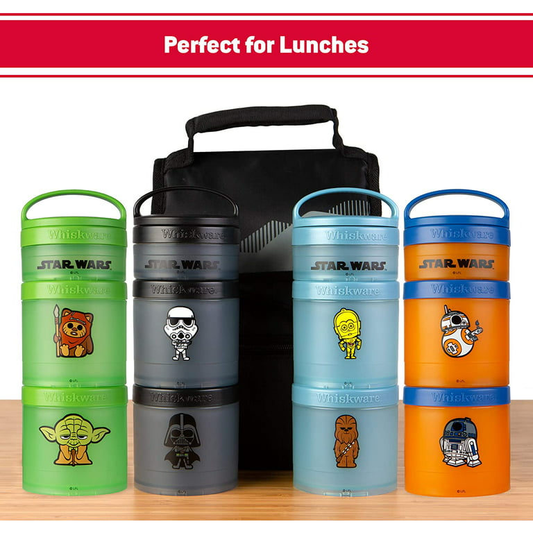  Whiskware Stackable Star Wars Snack Containers Set