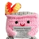 thumbnail image 3 of Apoyo Emocional Fuego Contenedor Basura Ganchillo Con Tarjeta Alentadora, 3 of 9