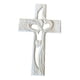 thumbnail image 5 of Escultura artística de cruz de madera tallada con corazones huecos entrelazados, espiritualidad de fe para graduación, hogar, Día de San Valentín , estándar, 5 of 8