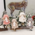 thumbnail image 4 of Ounissouiy Colgantes de Navidad Soft Samll Fleece Doll Lovely Christmas Tree Decorations Juguetes de peluche ligeros Adornos de Niños Kits de decoración para fiestas Rosado, 4 of 6