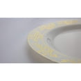 thumbnail image 2 of Elegant Leaf Design & a Real China Finish 60 Pack Combo Disposable Plastic Plates (Gold), 2 of 6