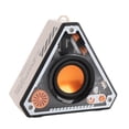 thumbnail image 1 of Portable  Speakers, Loud Stereo Sound Mini Speaker with Colorful LED Lights, 400mAh Rechargeable Travel Speaker with Lanyard for Home Party Outdoor Gift, 1 of 7