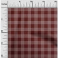 thumbnail image 1 of oneOone Polyester Lycra Fabric Gingham Check Printed Craft Fabric BTY 56 Inch Wide, 1 of 4