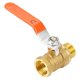 thumbnail image 5 of Válvula De Bola De Latón, Rosca Hembra Macho BSP DN15 De 1/2 Pulgada, Duradera Para Uso Industrial, Protección De Fácil Operación, Versátil Para Aplicaciones De Cierre Y, 5 of 7