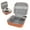 Orange, variant on Drone Case, Scratch Proof PU Leather EVA Drone Protective Case for Drone Battery Grey,Orange