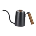 thumbnail image 1 of DOLITY Drip Coffee Kettle Camping Coffee Pot Gooseneck Spout Stainless Steel Coffee Tea Black, 1 of 9