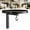 1pcs, variant on Wall-Mounted Metal Bird Bath Basin, 2 in 1 Wall Mounted Bird Bath with Hanging Hook for Feeder, for Garden, Balcony & Terrace