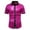 Hot Pink, variant on ALLLIST Short Sleeve Mens Shirts Collared Button Down Shirts Gold Color Block Sequin Men's Clothes